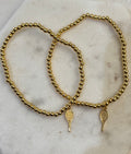 Tennis Racquet Beaded Bracelet