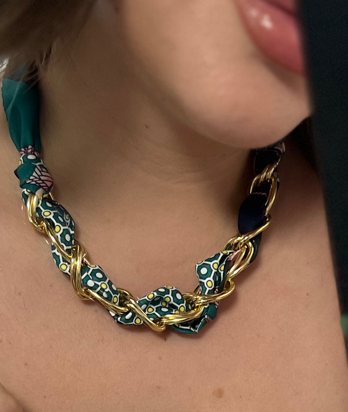 Woven Scarf Necklace