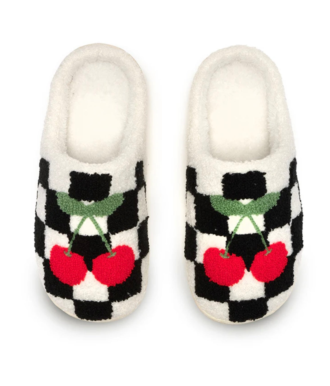 Checker Cherries Slippers