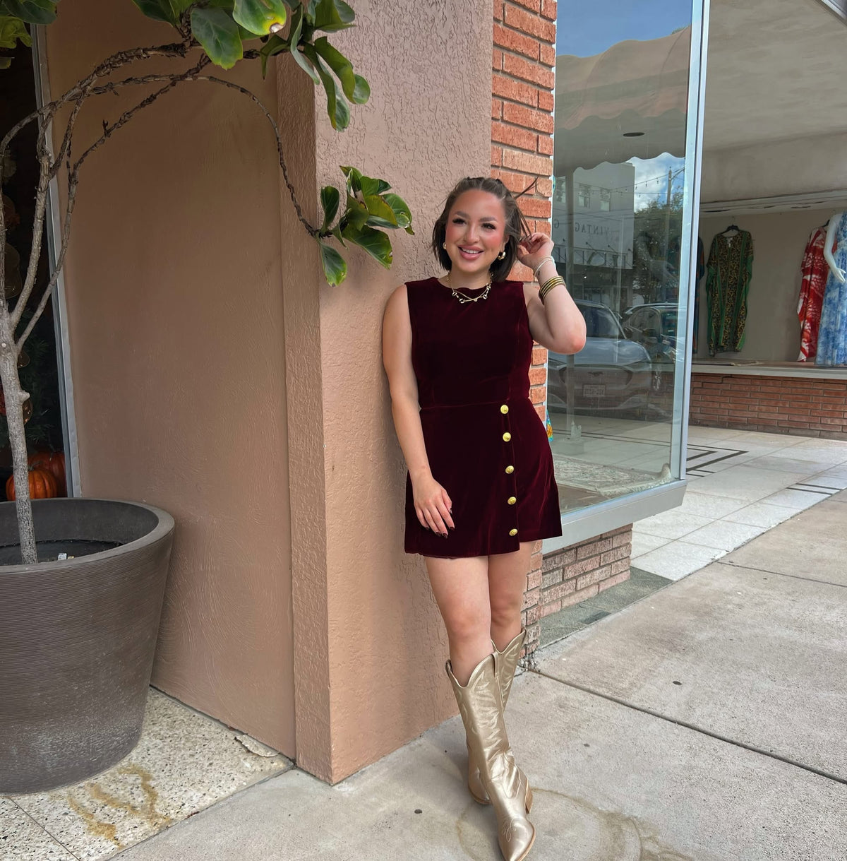 Velvet Muse Romper