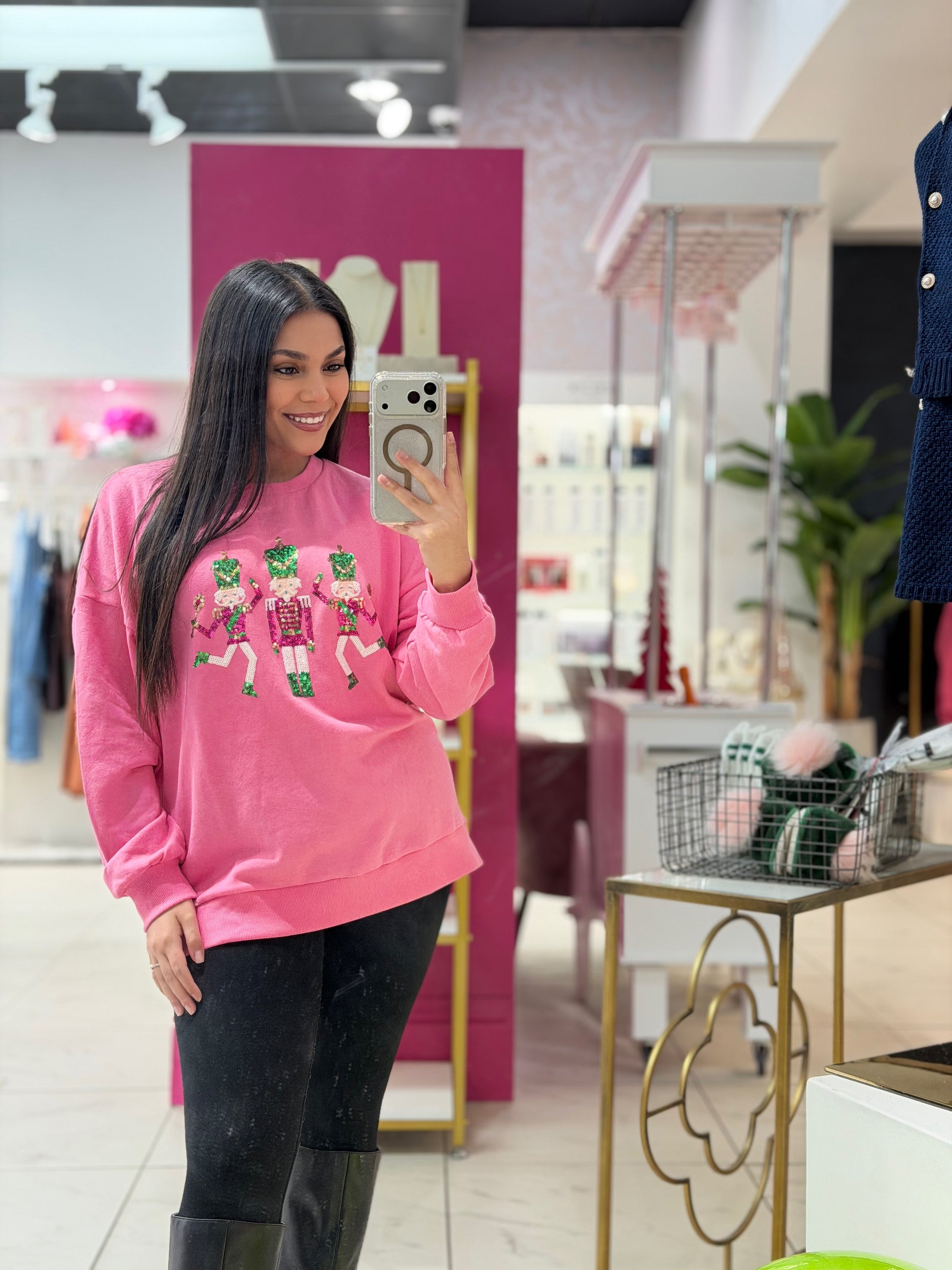 Nutcracker Sequin Sweatshirt