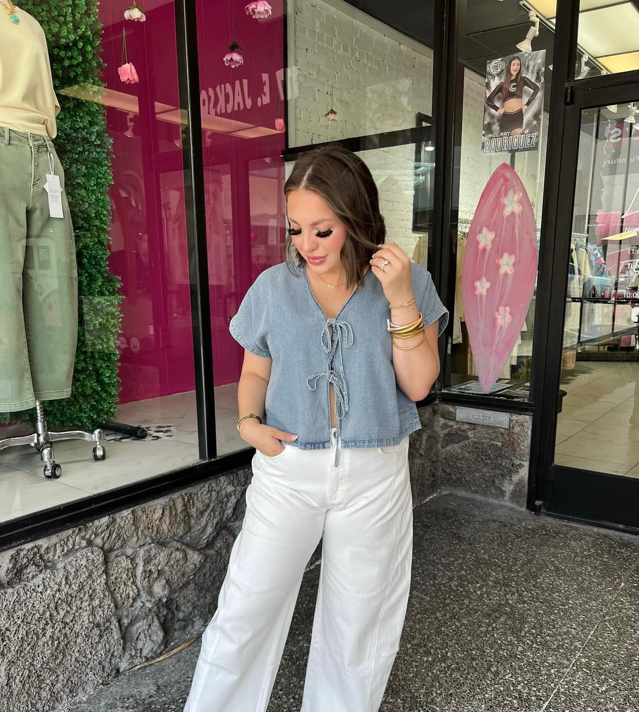 Denim Darling Top
