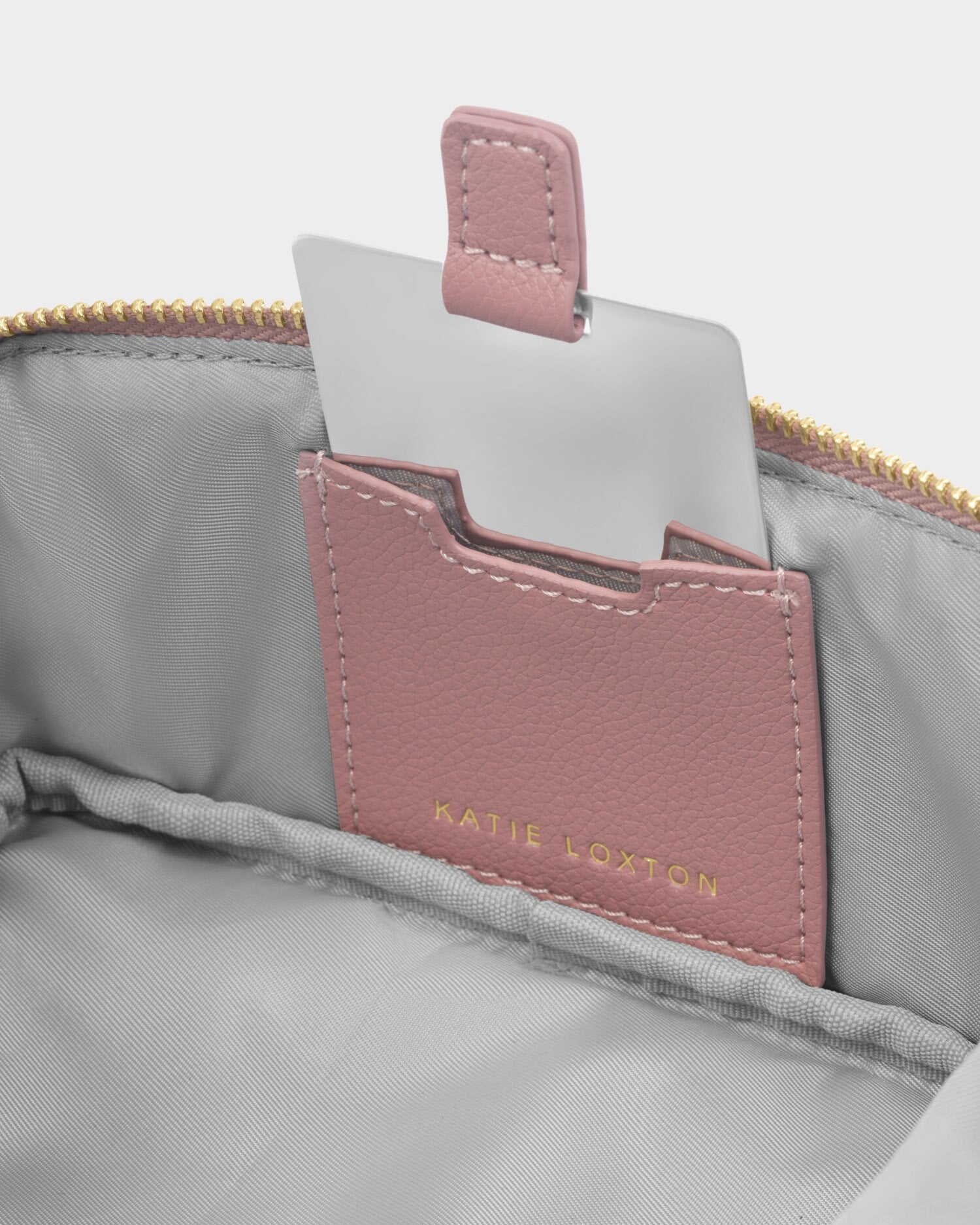 Fold-Out Mirror Make Up Bag