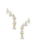 Paloma Teardrop Climber Earring