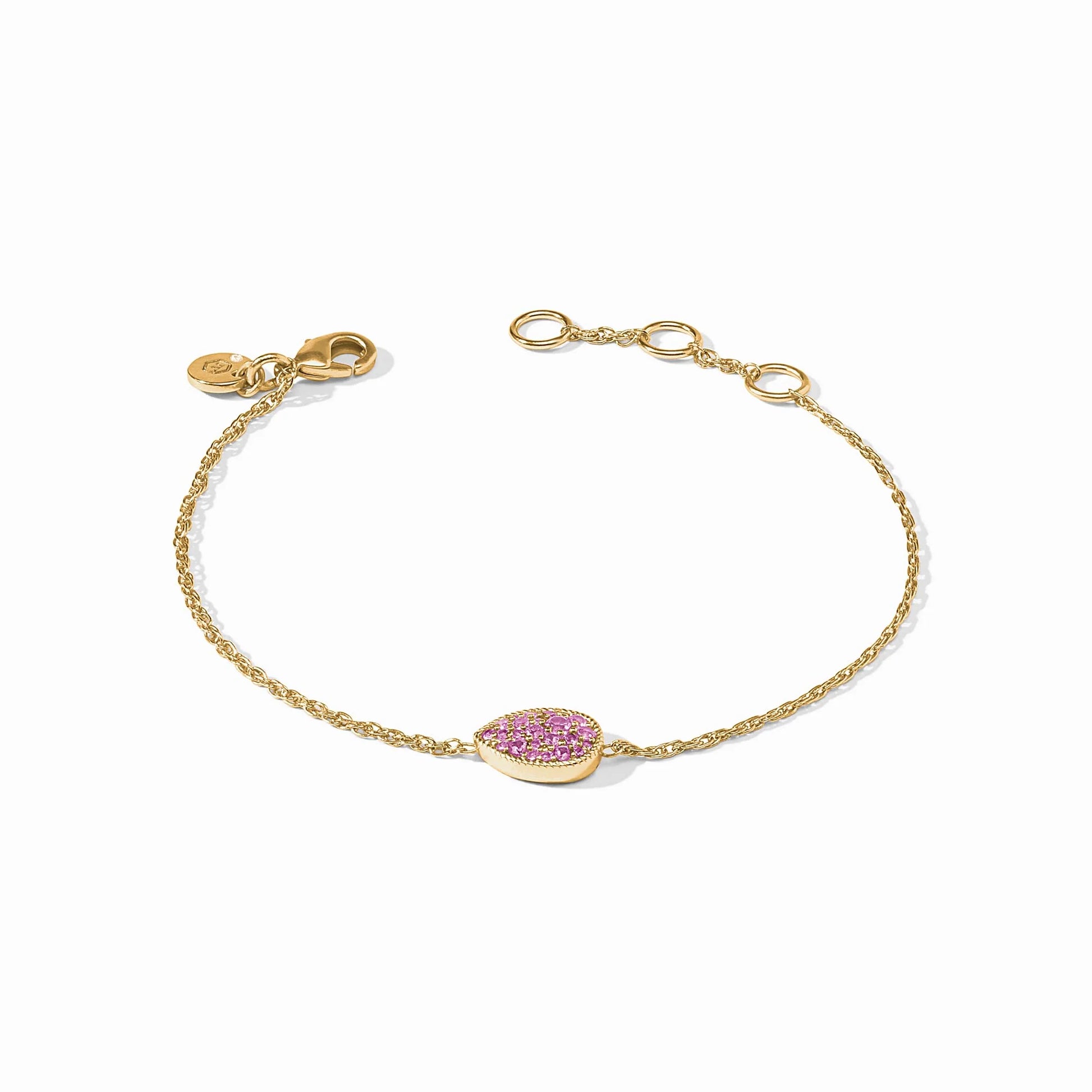 Pavé Teardrop Delicate Bracelet