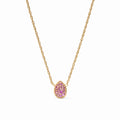 Pavé Teardrop Delicate Necklace