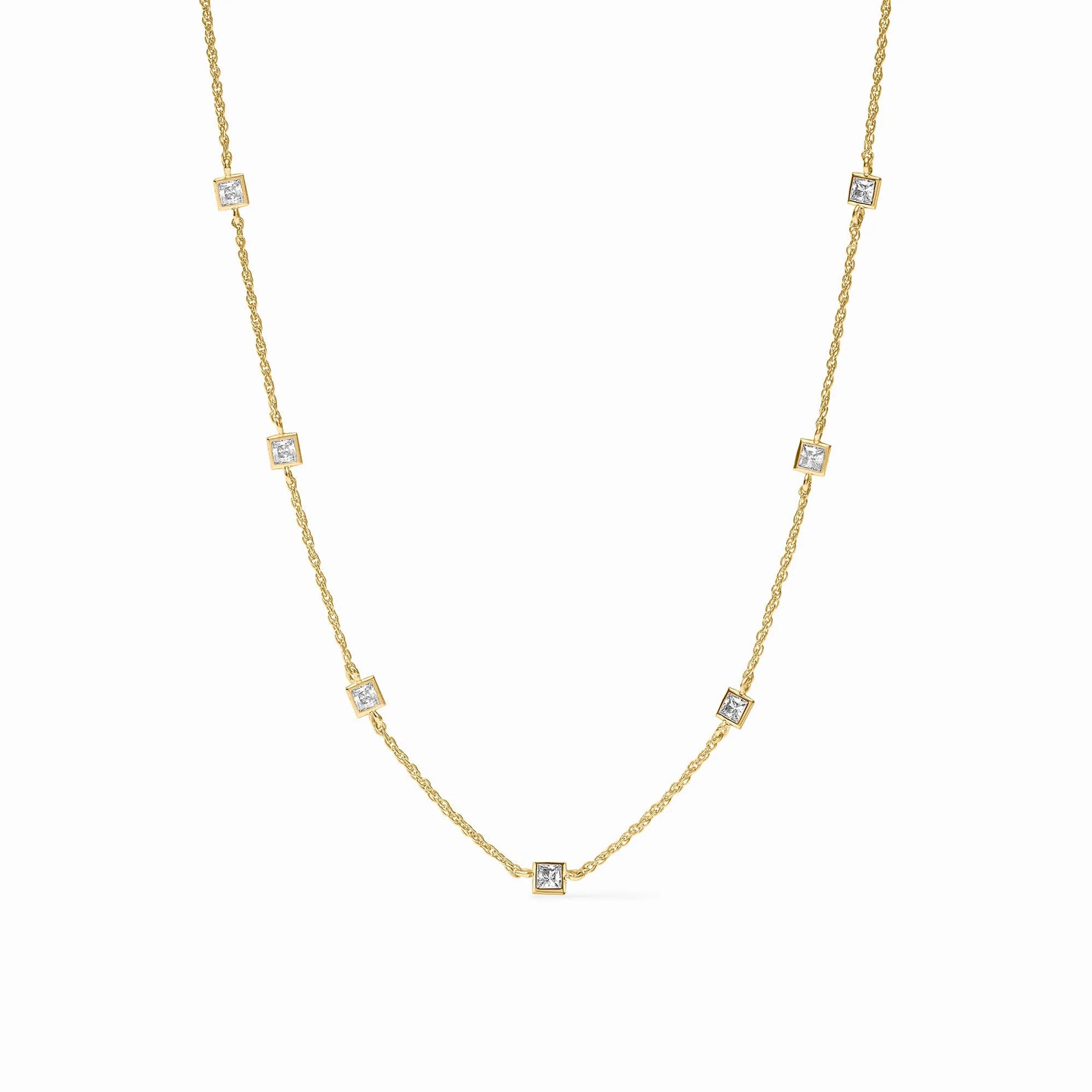 Jolie Delicate Station Necklace