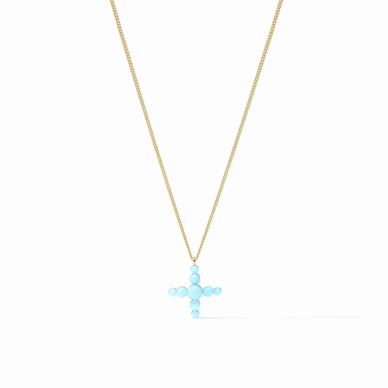 Gumdrop Cross Delicate Necklace