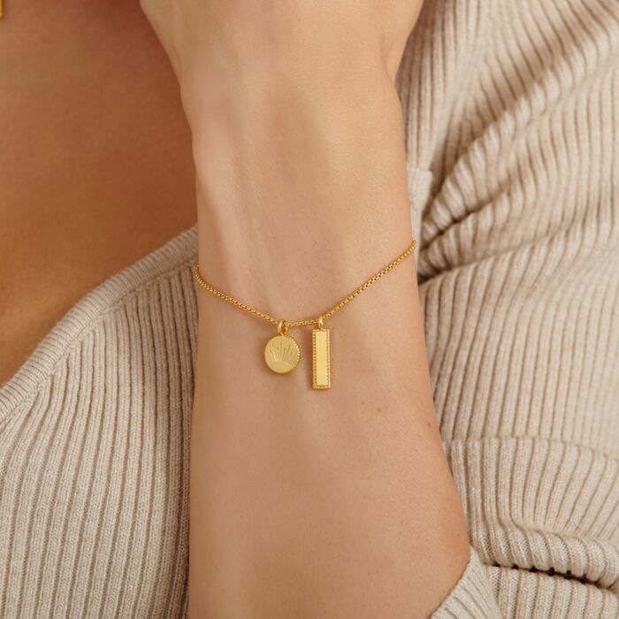 Positivity Charm Bracelet