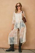 Ellie Ruffled Lace Dress