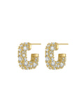 Destiny Pave Hoop Earring