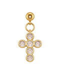 Lux Circle Cross Grip Charm