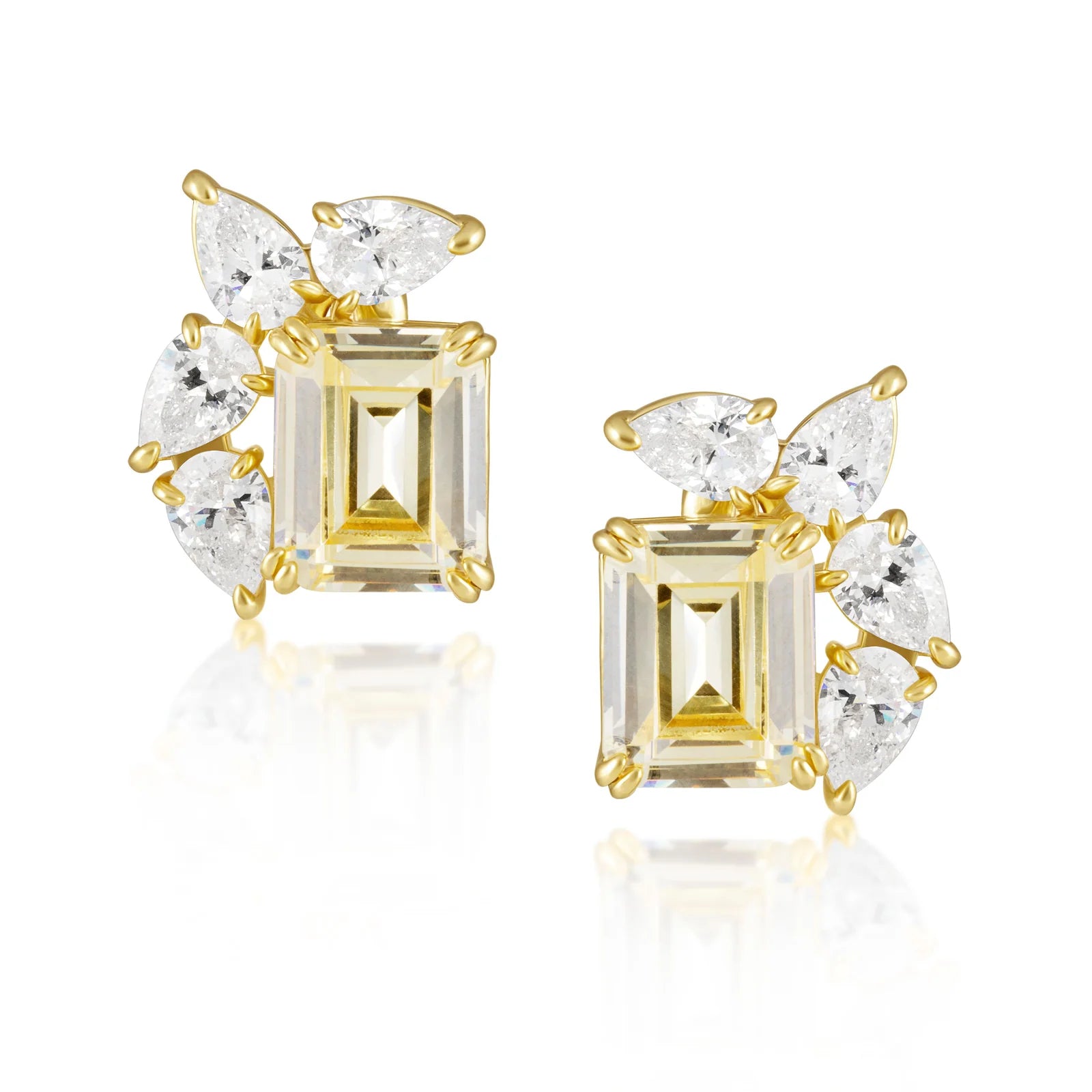 Marquise Sunburst Earrings