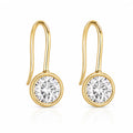 Lyla Bezel Earring 8mm