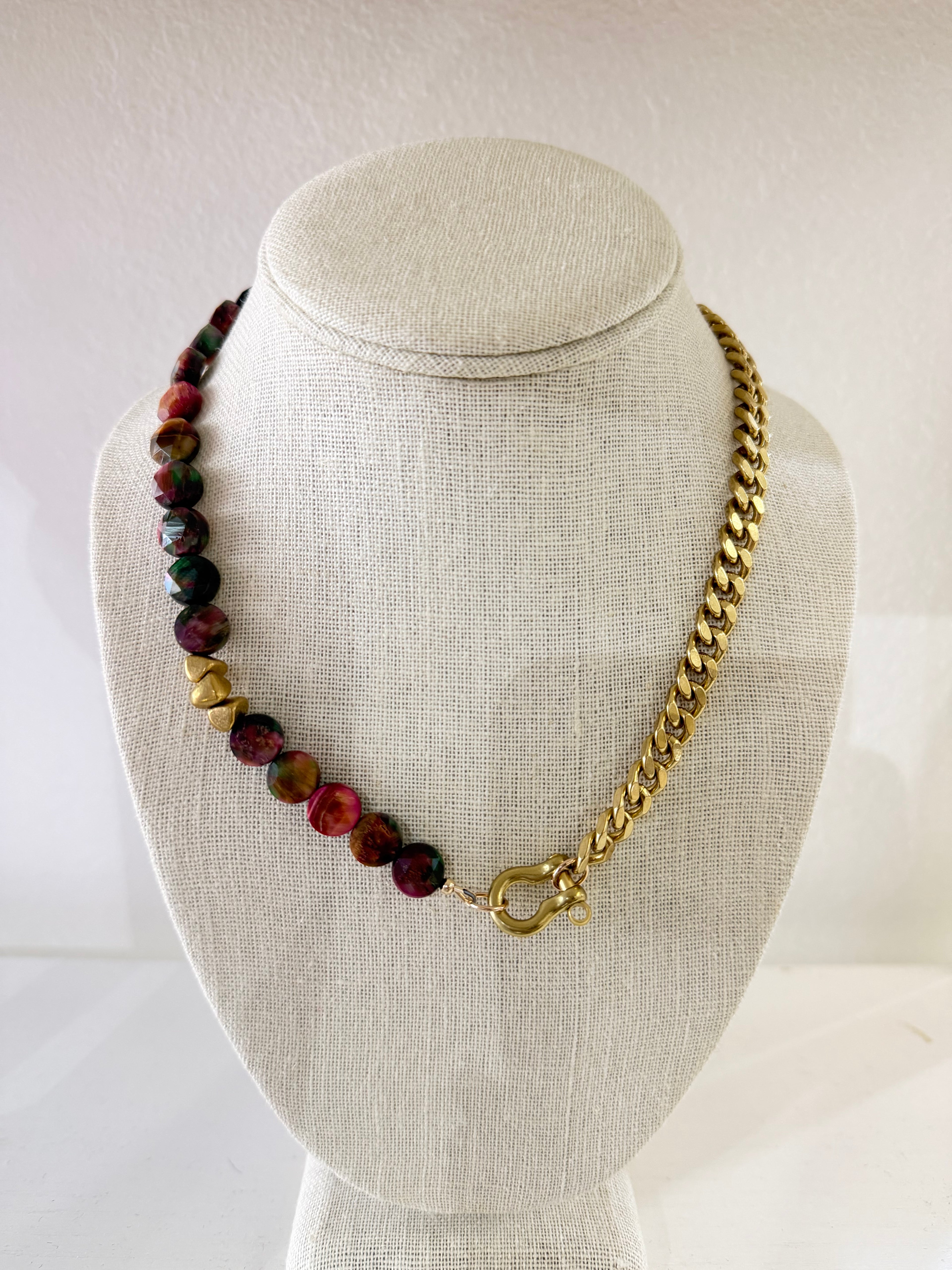 Shackle Single: Rainbow Tiger's Eye