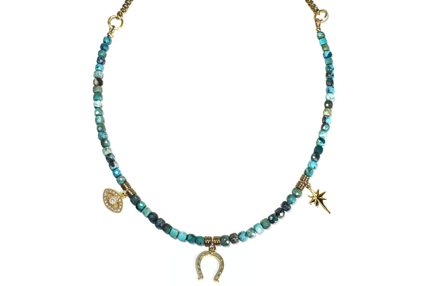 Turquoise & Western Charm Necklace