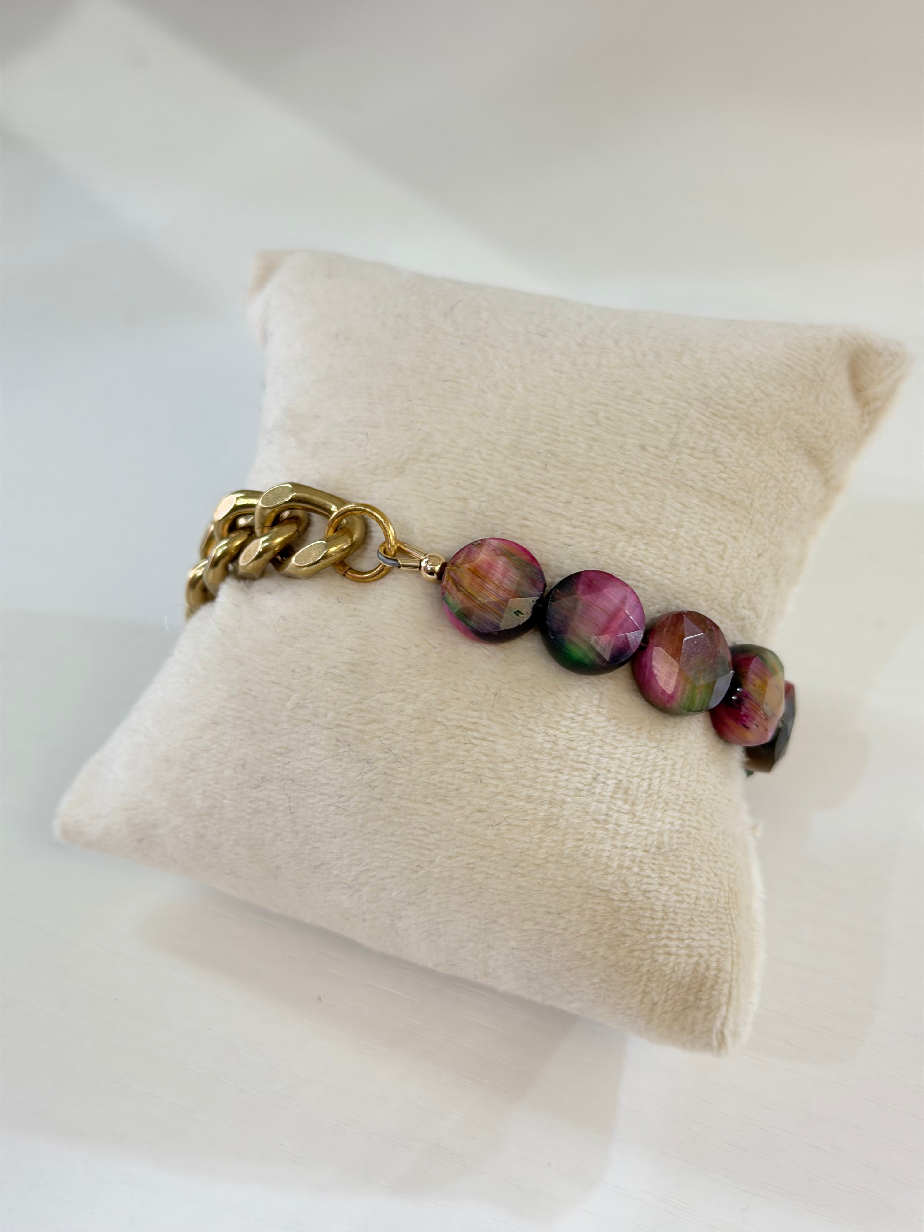 remix: Rainbow Tiger's Eye Bracelet