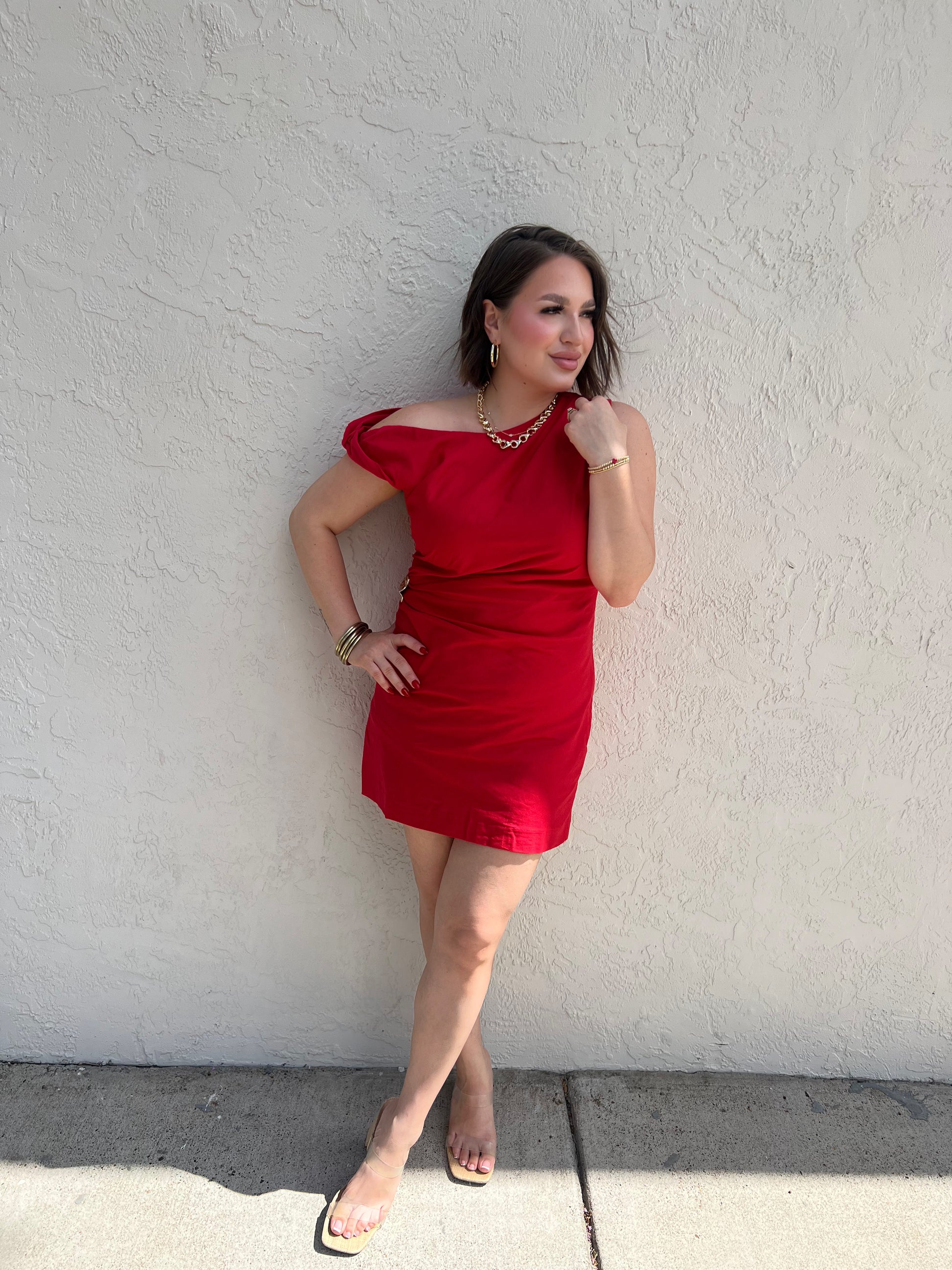 Sunset Red Dress