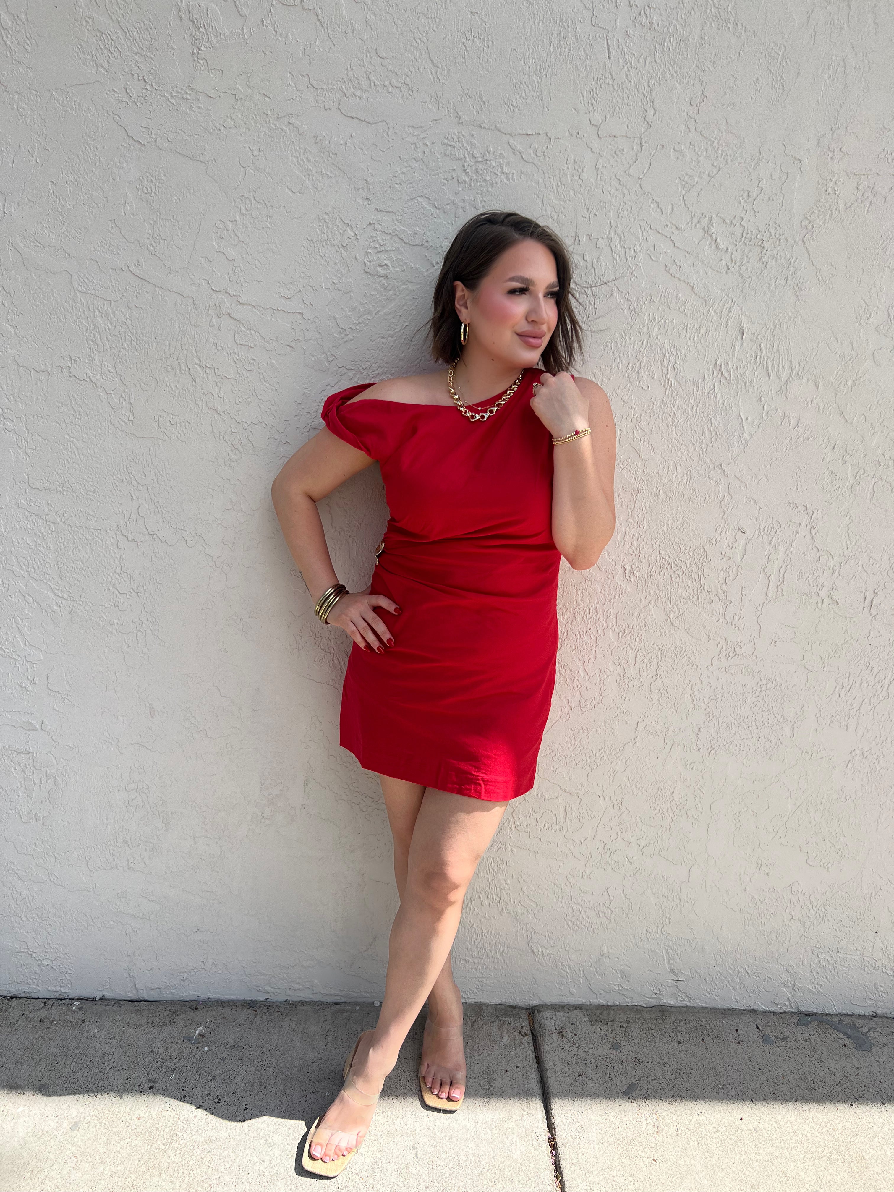 Sunset Red Dress