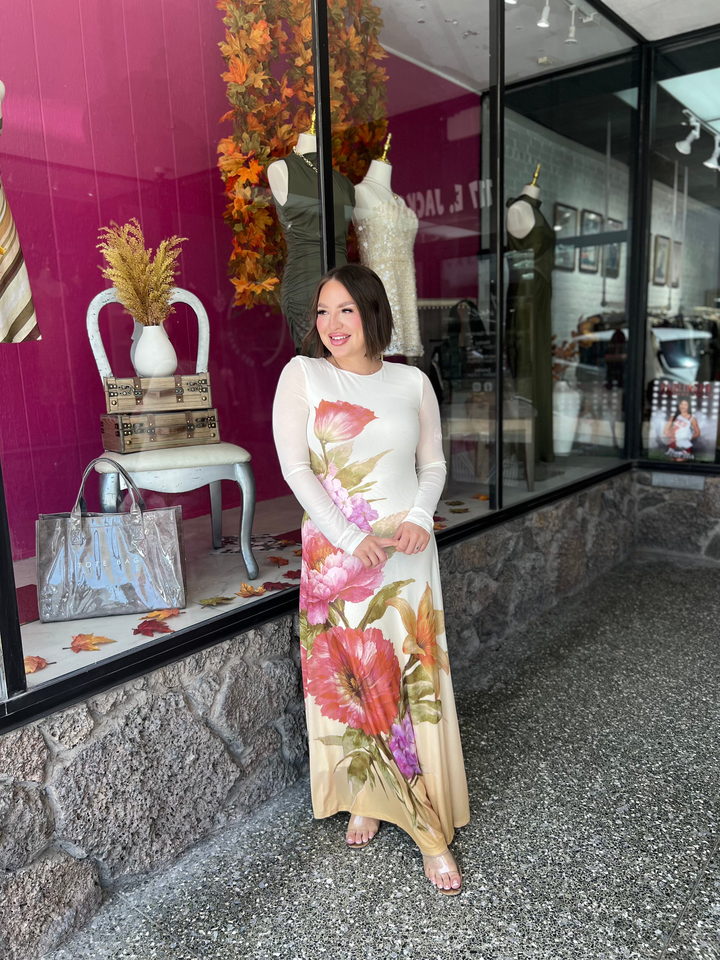Fleur Noir Dress