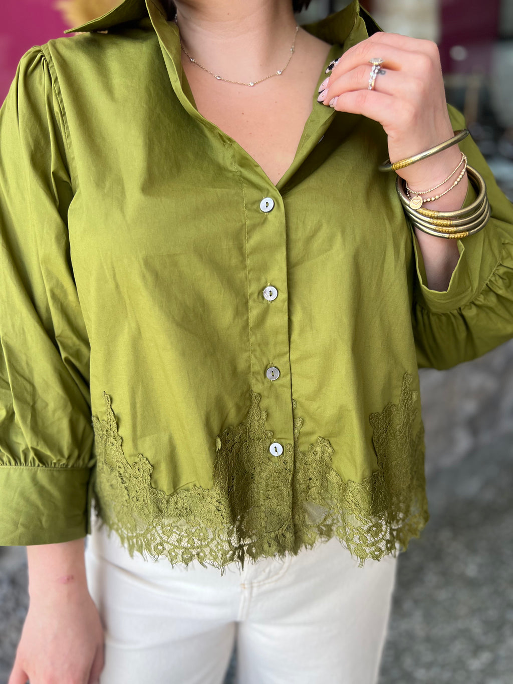 Olive Hour Top