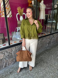 Olive Hour Top
