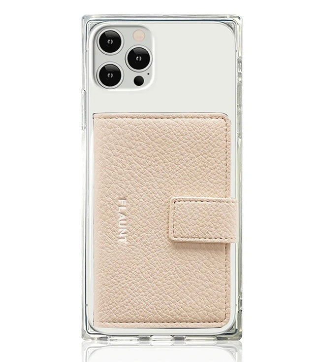 Nude Faux Leather MagSafe Wallet