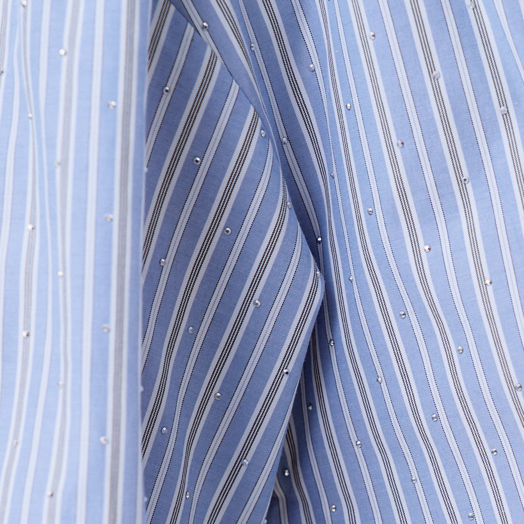 Rhinestone Striped Shirt