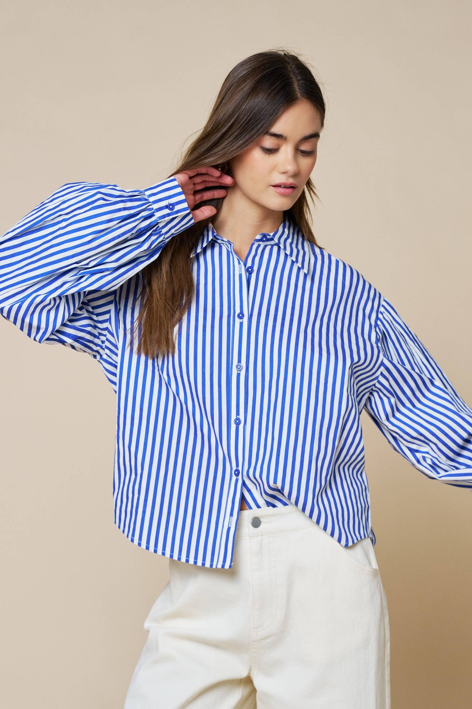 Nautical Nights Poplin Top