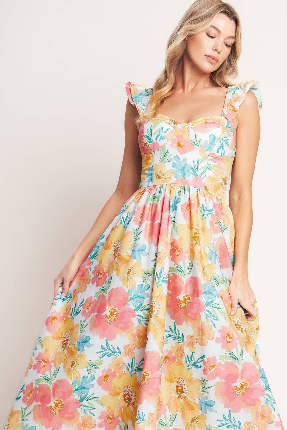 Daily Floral Dress