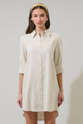 Kaira Button Down Shirt Dress