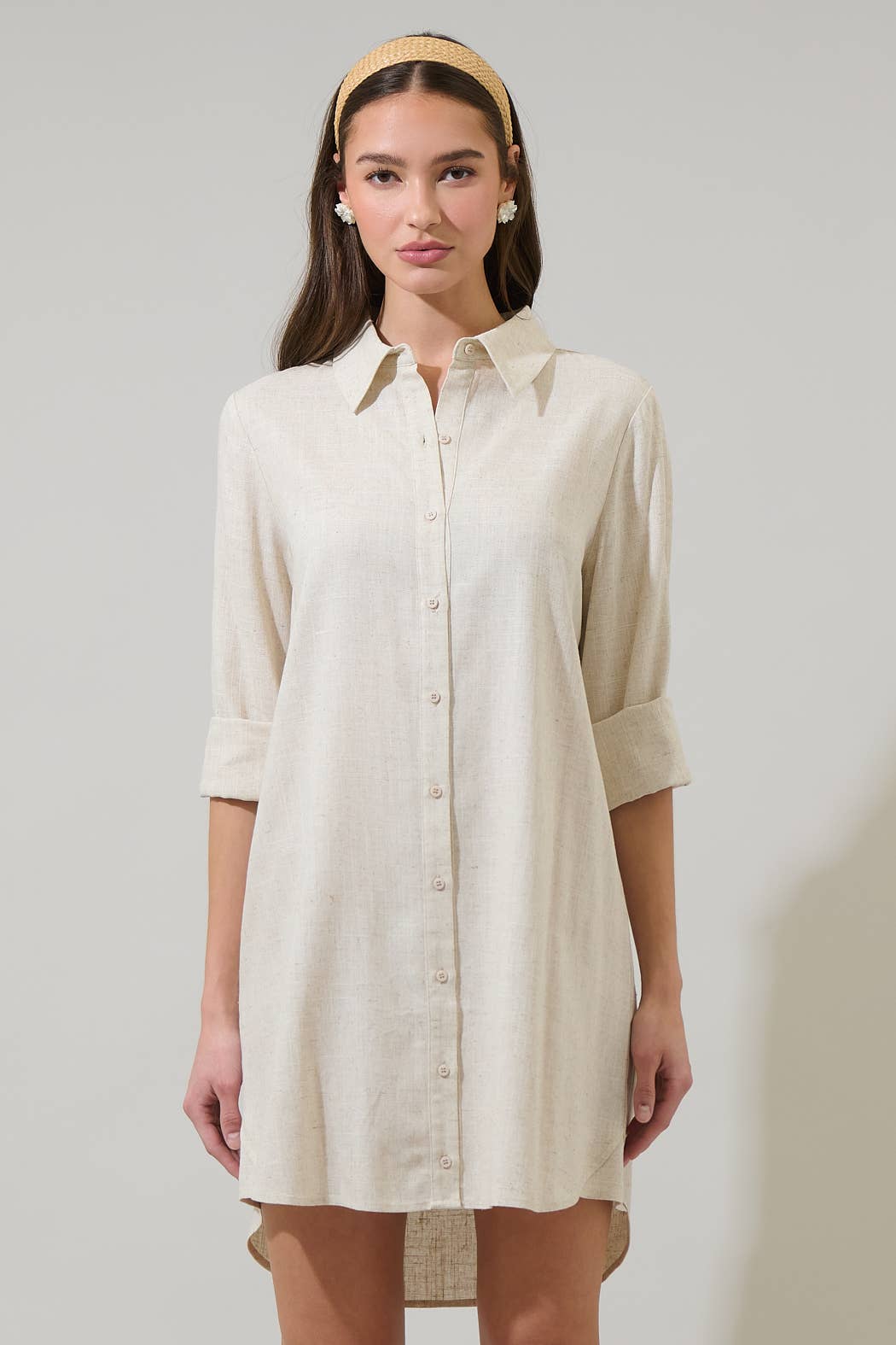 Kaira Button Down Shirt Dress
