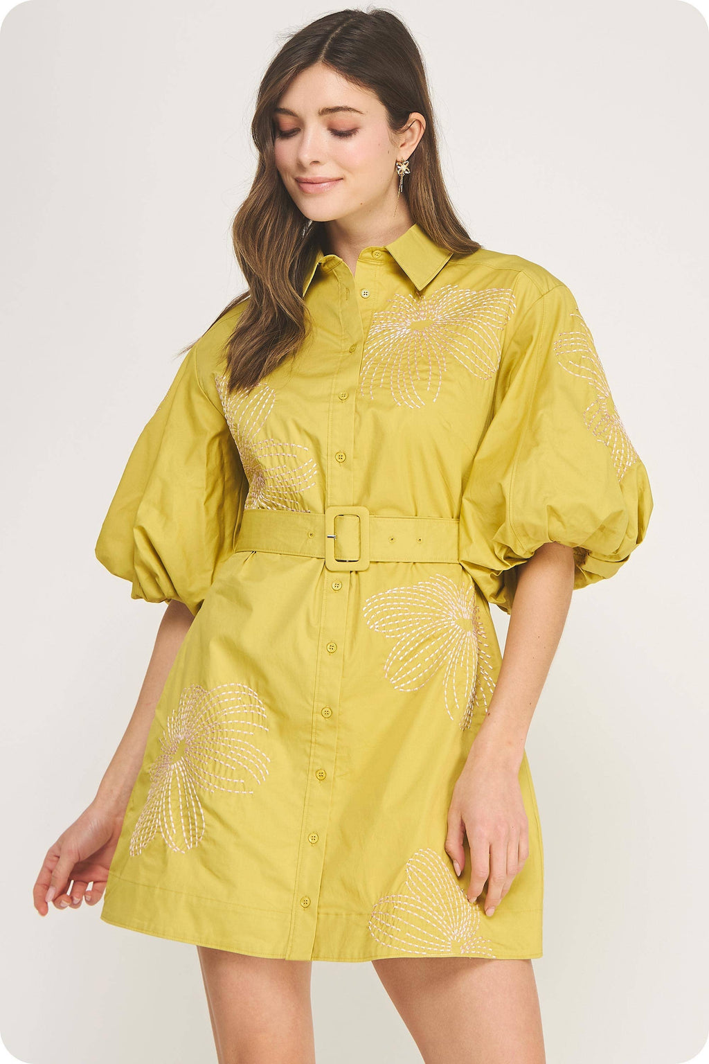 Chartreuse Glow Dress