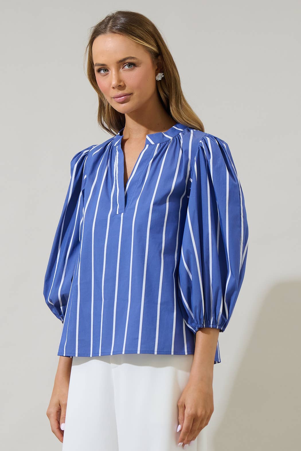 Striped Cheney Top