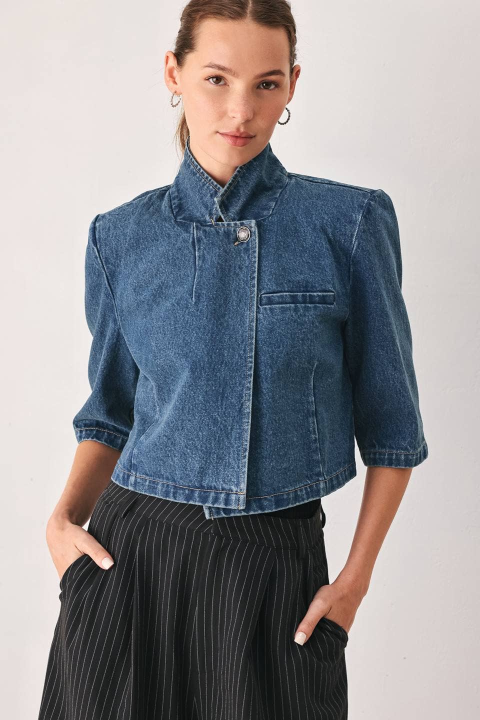 Denim Muse Crop Jacket