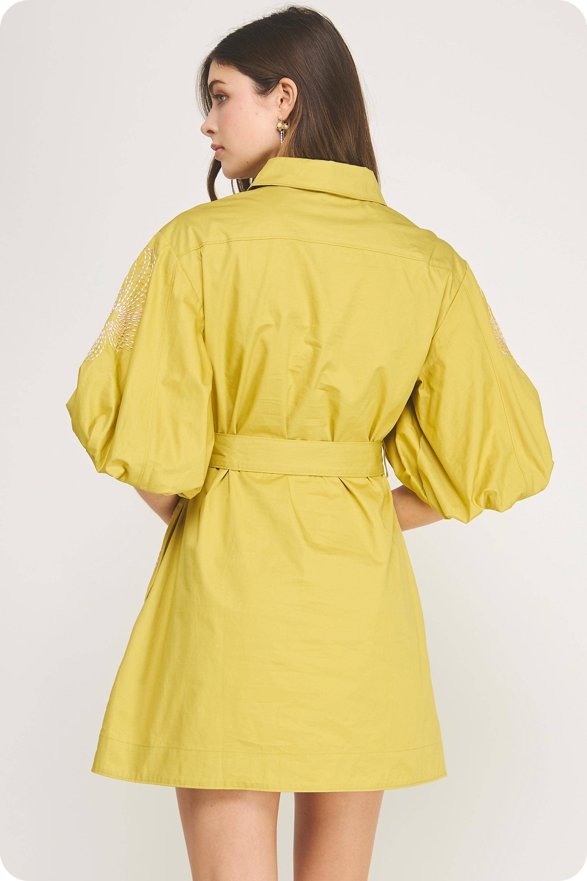 Chartreuse Glow Dress