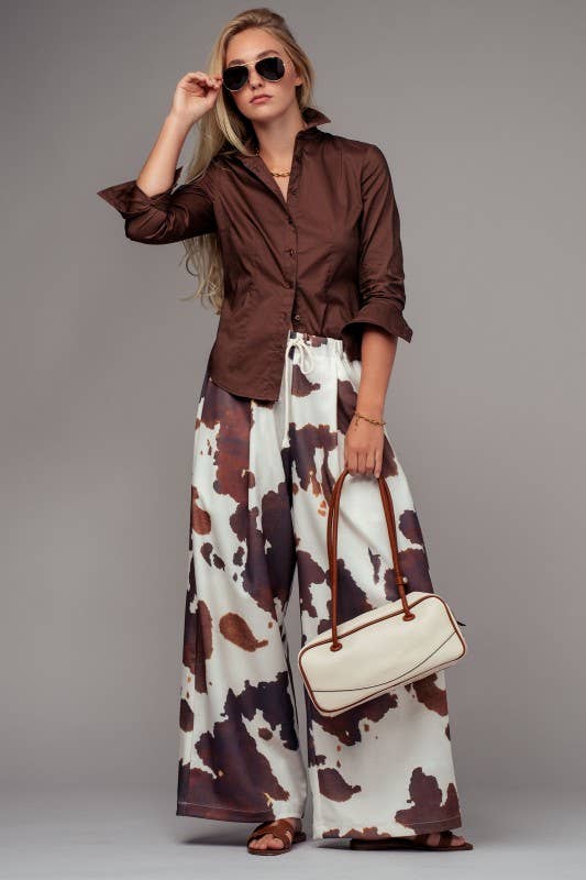 Tailored Western Button-Down Shirt Top