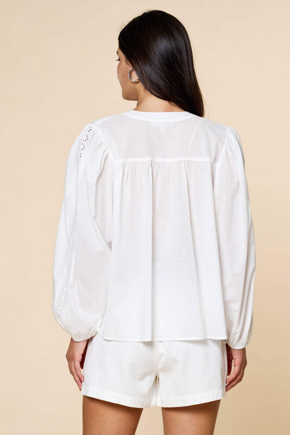 Ivory Bloom Top