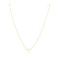 Janet Side Cross Necklace