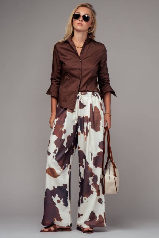 Tailored Western Button-Down Shirt Top