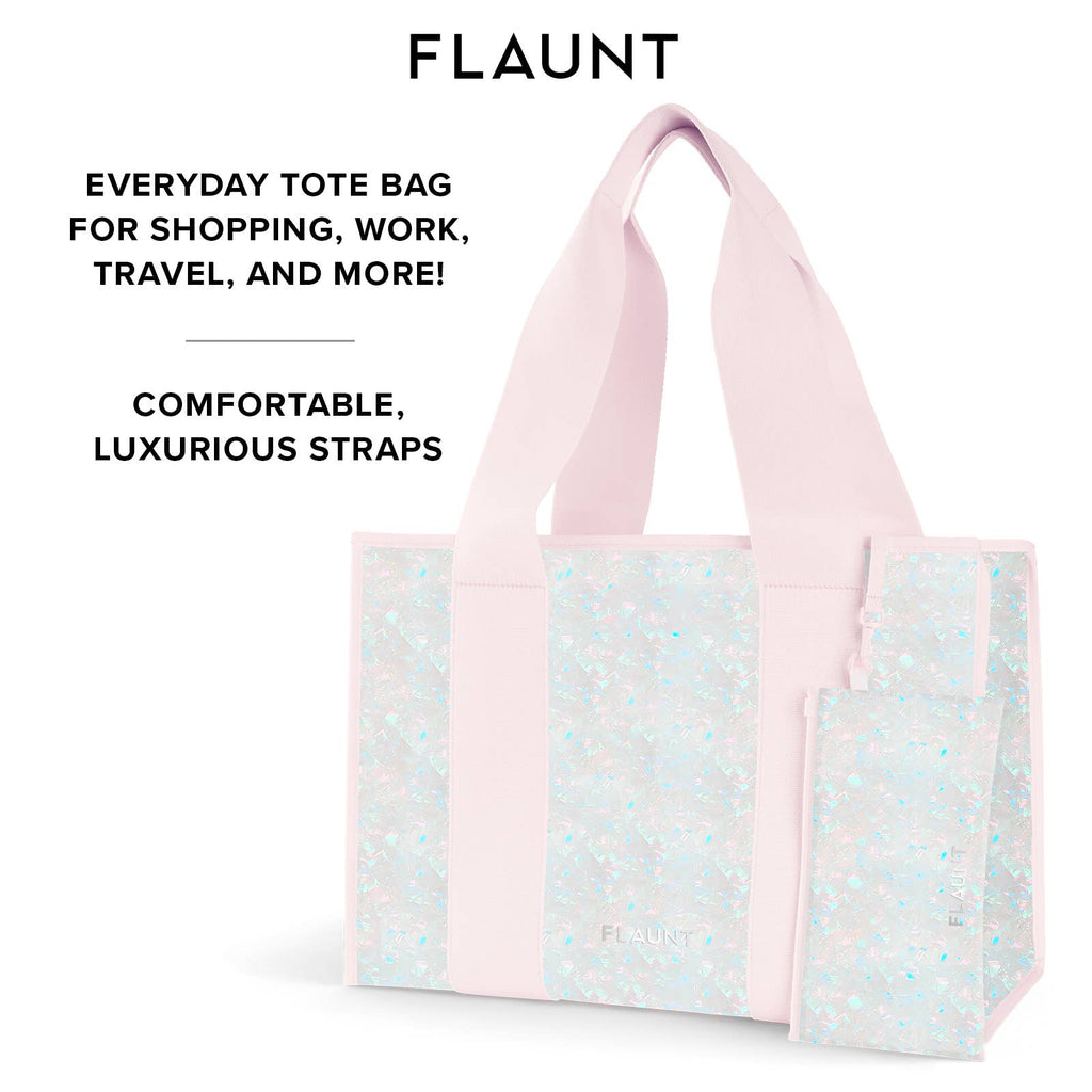 Pink Opal Everyday Tote Bag with Pouch