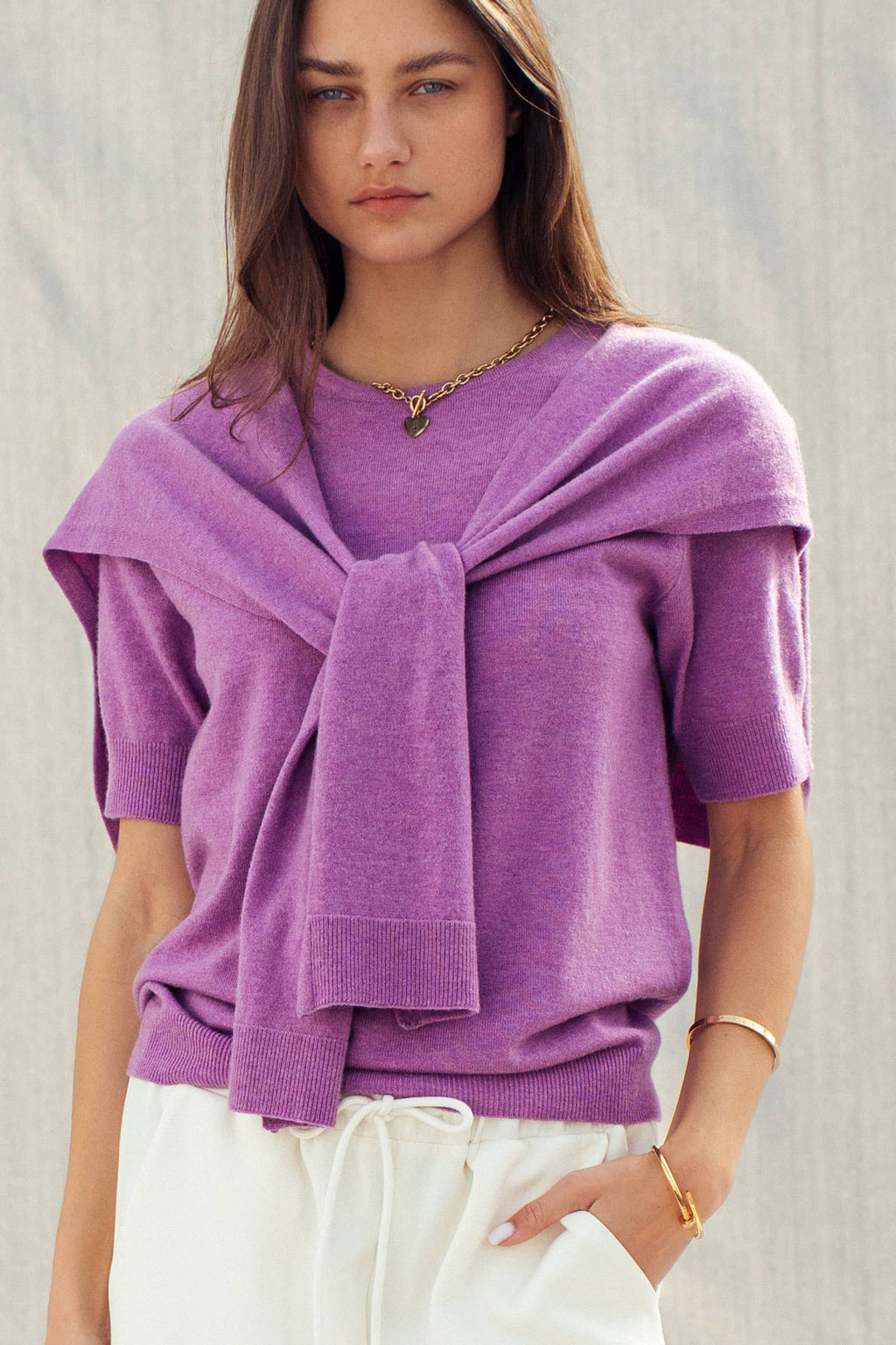 Sophie Layered Knit Top