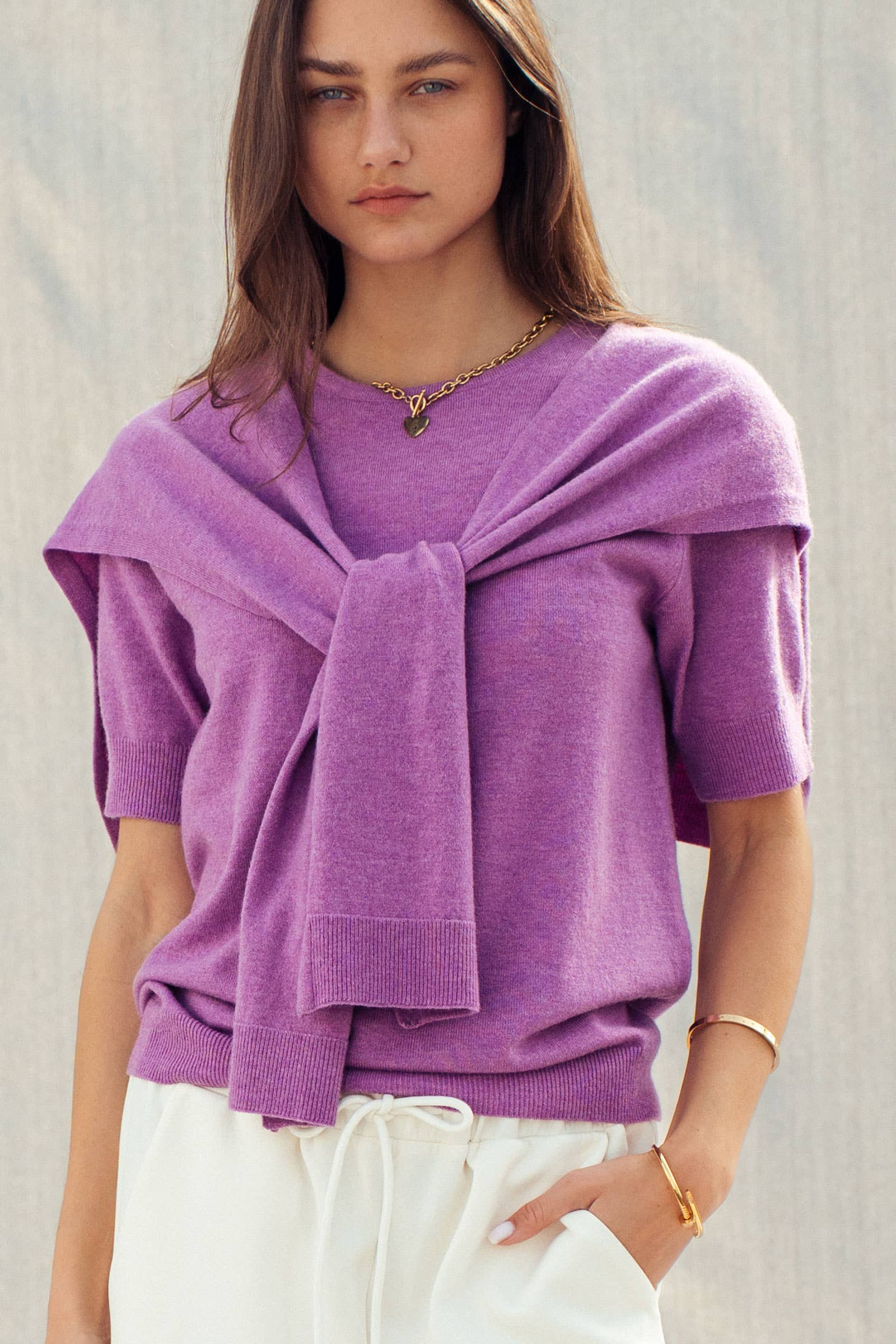 Sophie Layered Knit Top