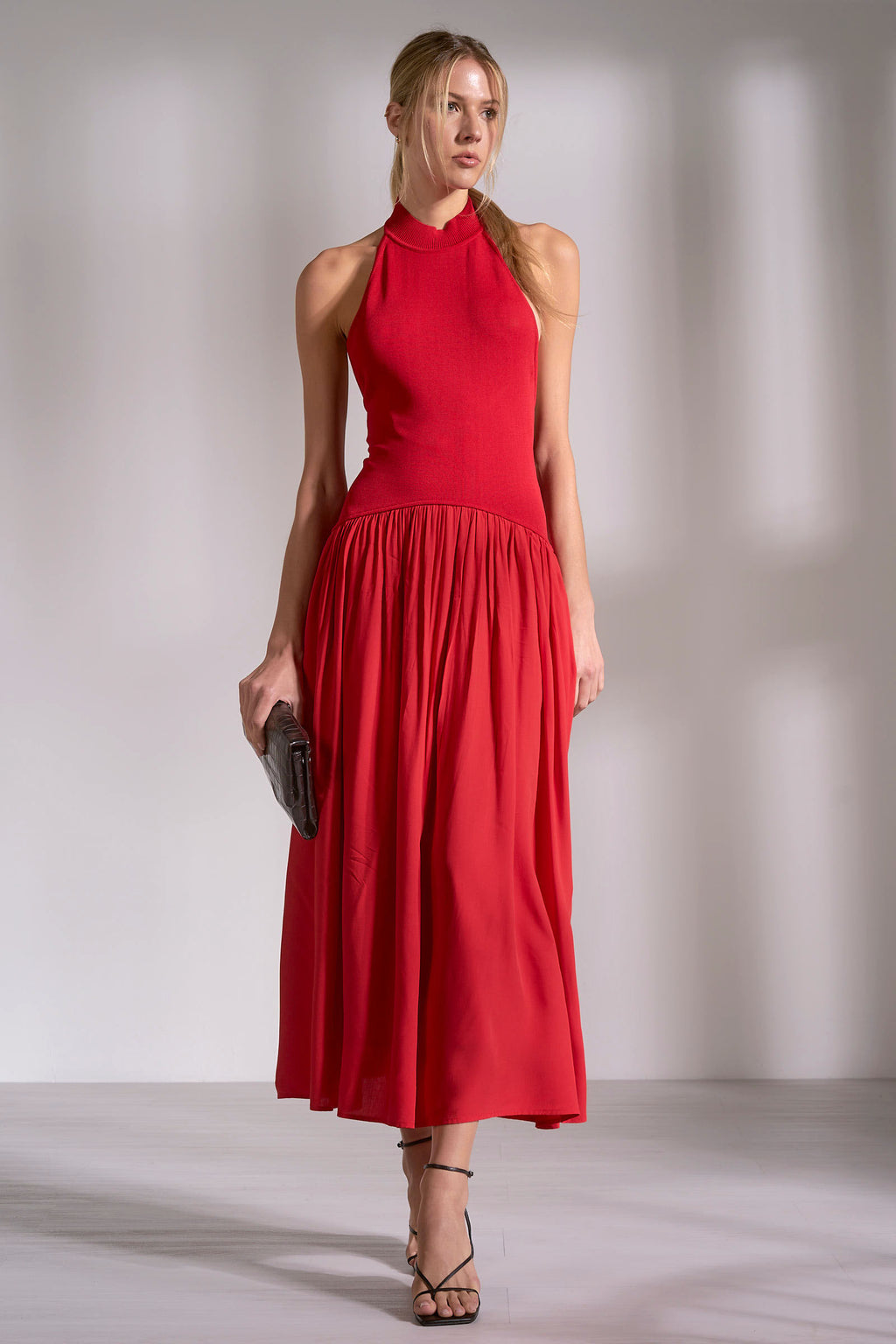 Sweet Cherry Halter Dress